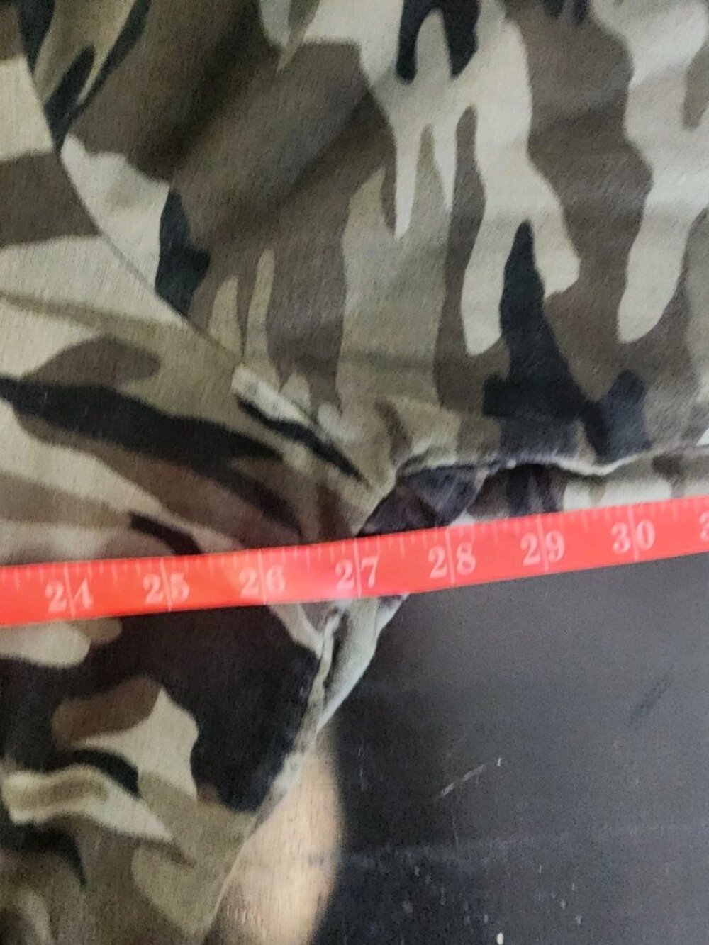 Torrid Camo Utility Anorak Jacket Sz 4 Green Military Twill Cotton Lightweight - Picture 7 of 8